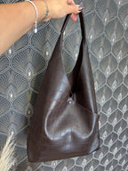 Borsa Hobo Cocco Cioccolato
