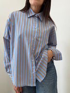 Camicia a Righe Oversize