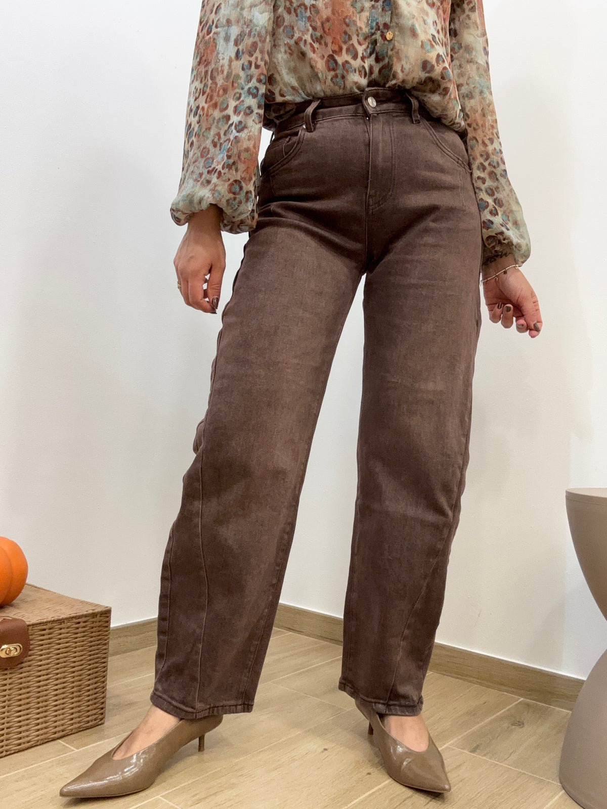 Denim Marrone Cacao Vintage