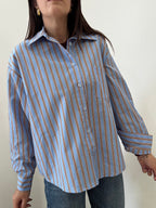 Camicia a Righe Oversize