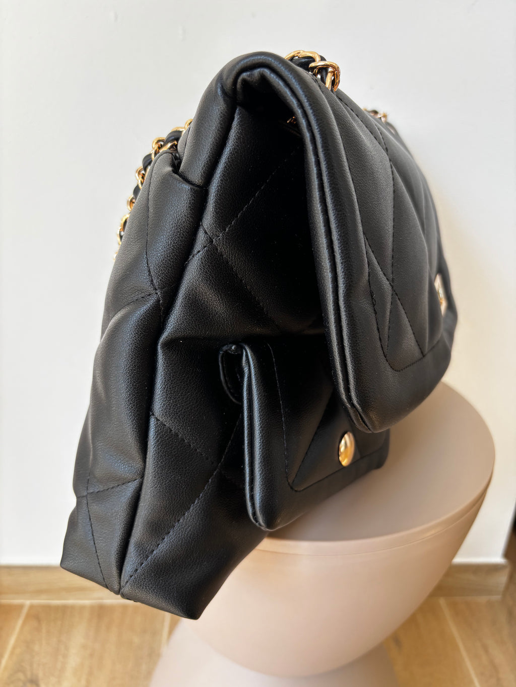 Borsa nera Maxi Quilted
