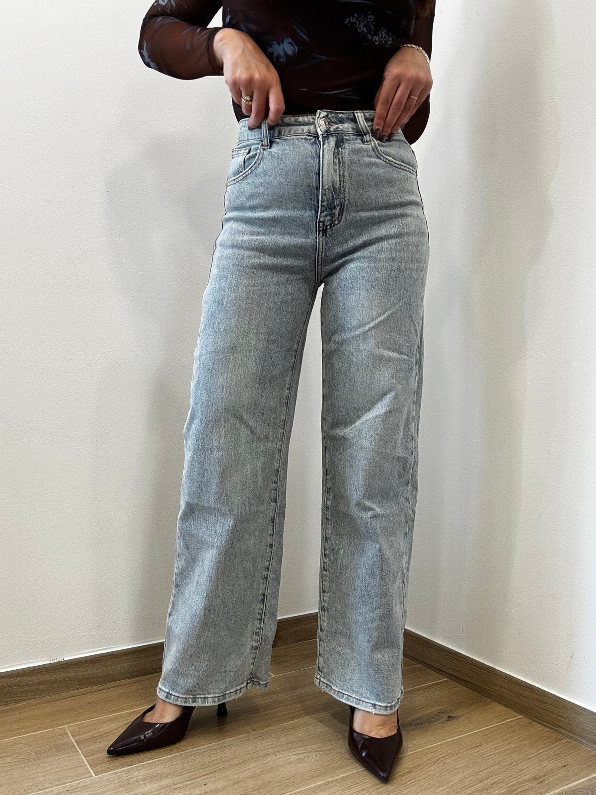 Denim Wide Leg dritto