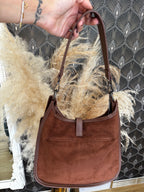Borsa Hobo Effeto Camoscio