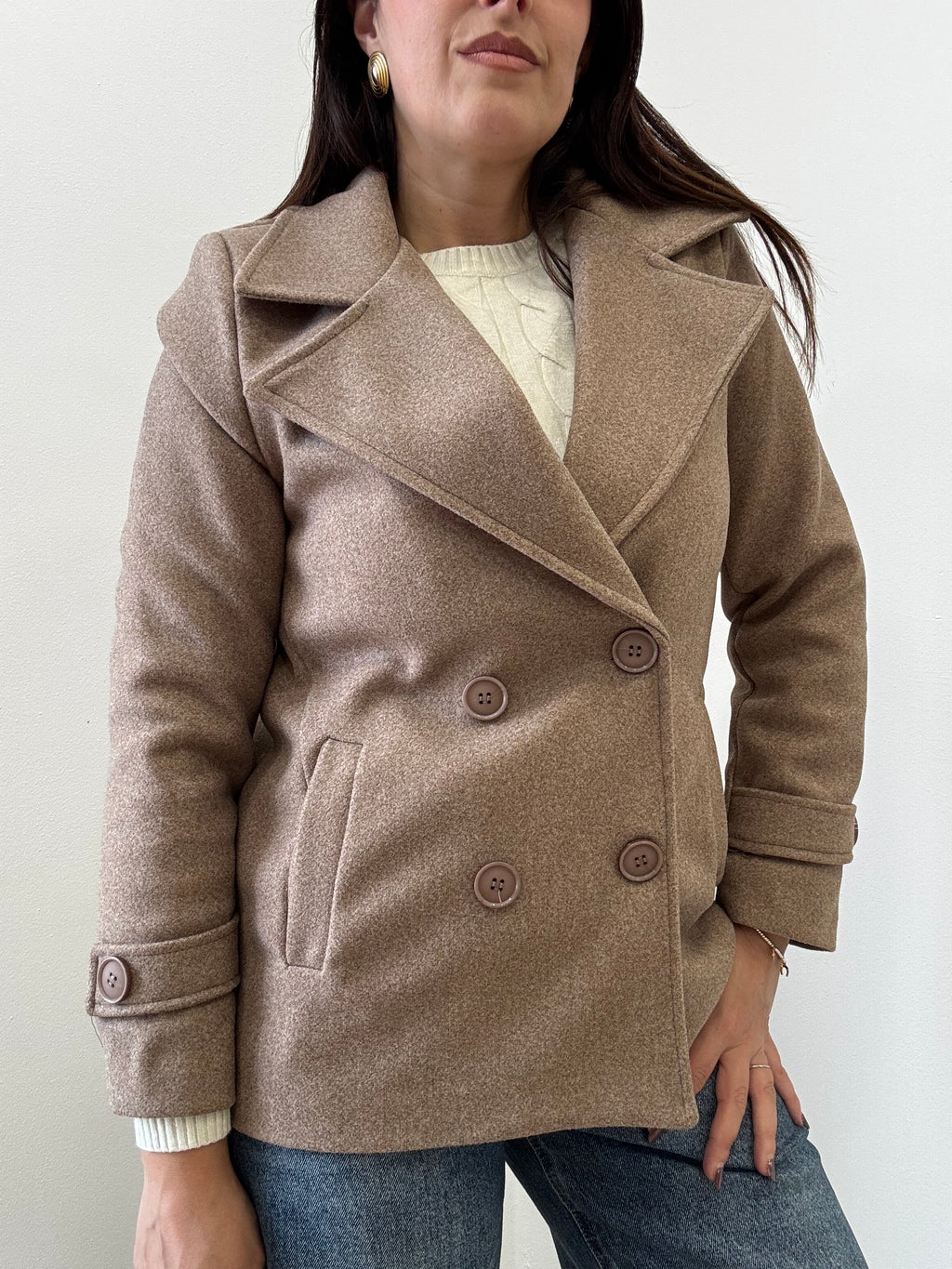 Cappotto Corto Doppiopetto