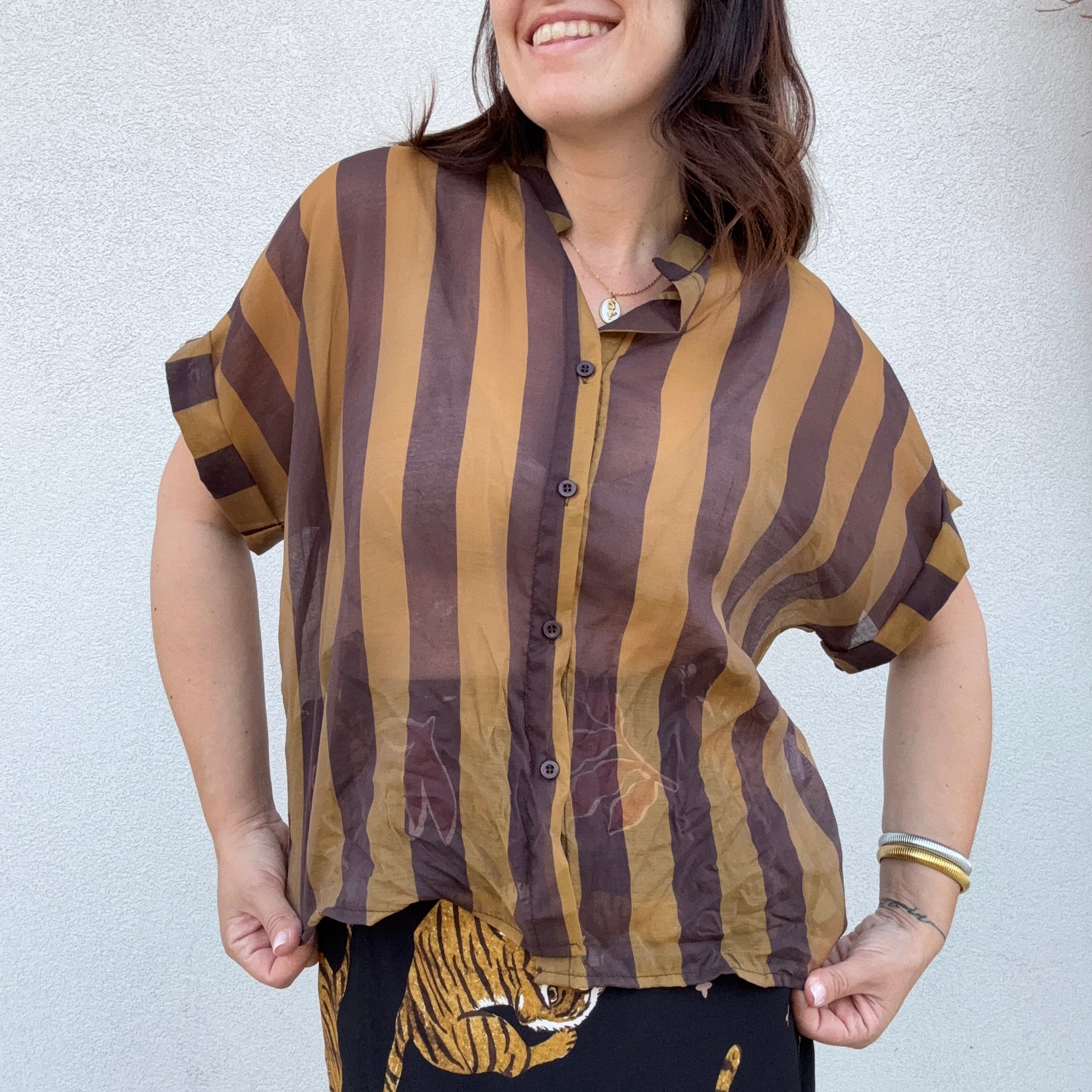 Camicia a Righe Leggera