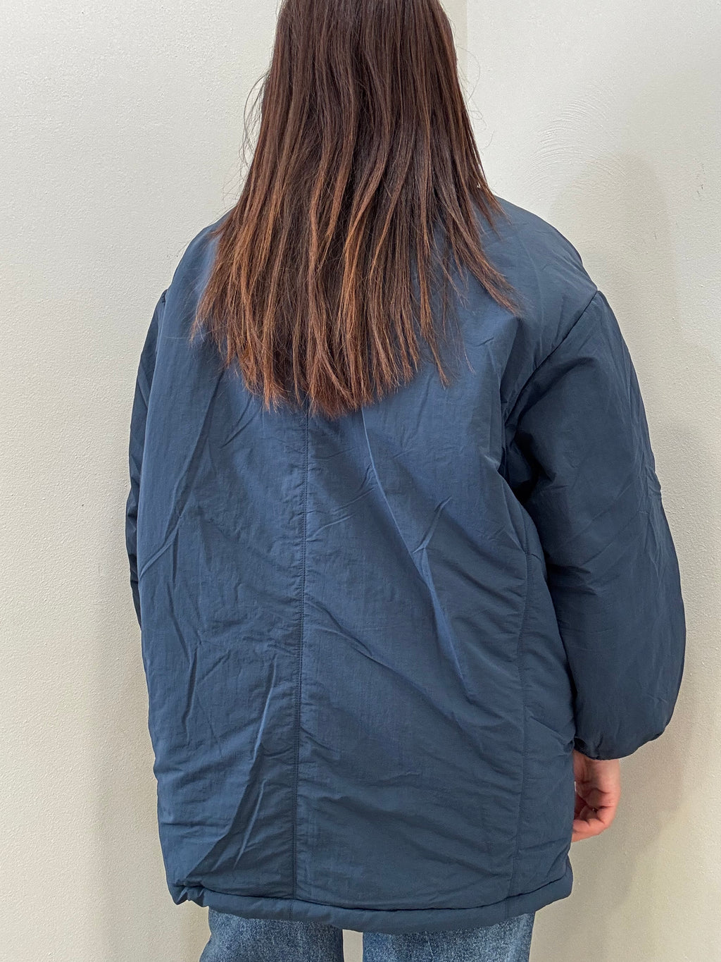 Giubbotto Imbottito Oversize Maxi Collo