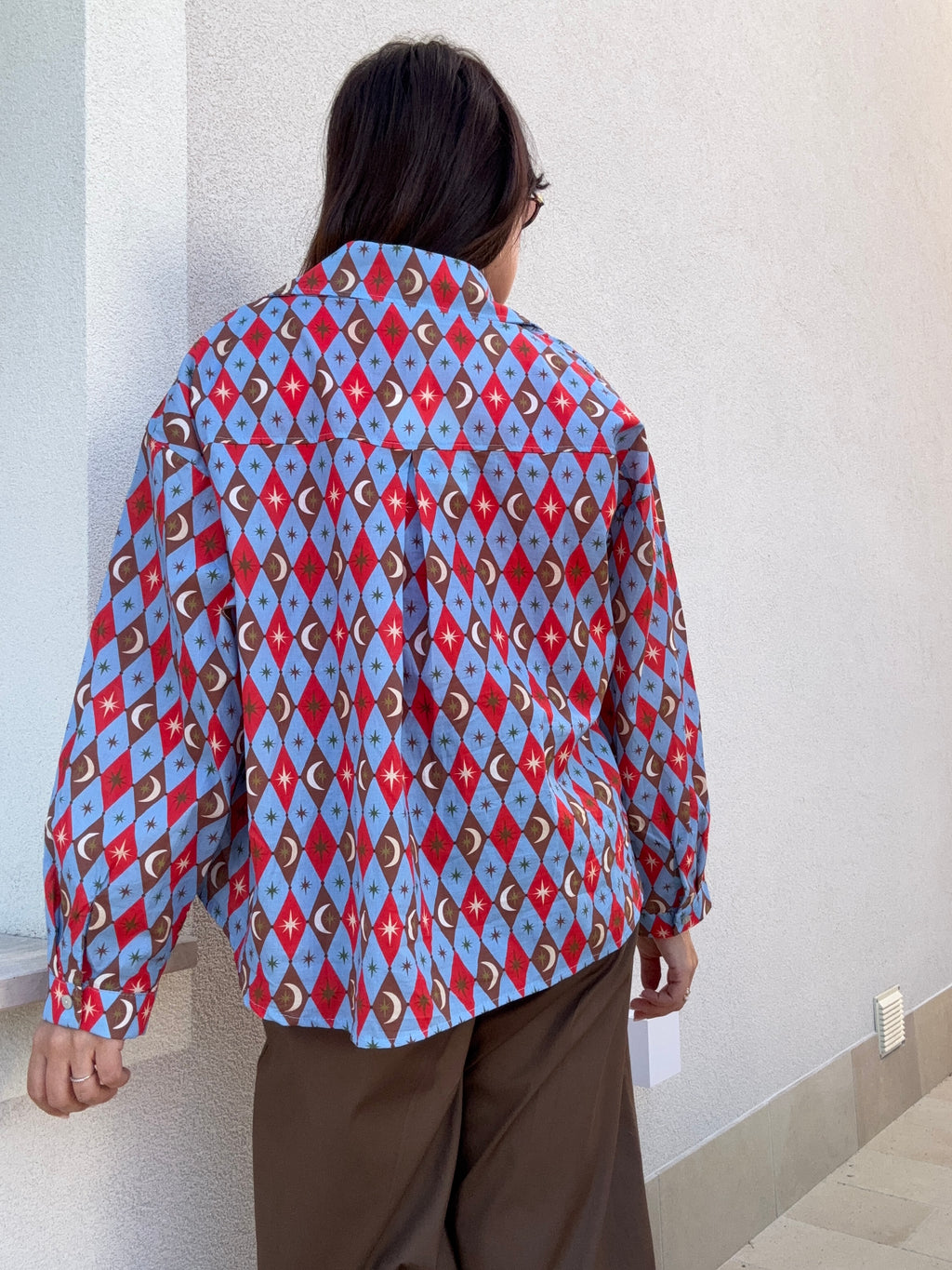 Camicia Vega fantasia rombi