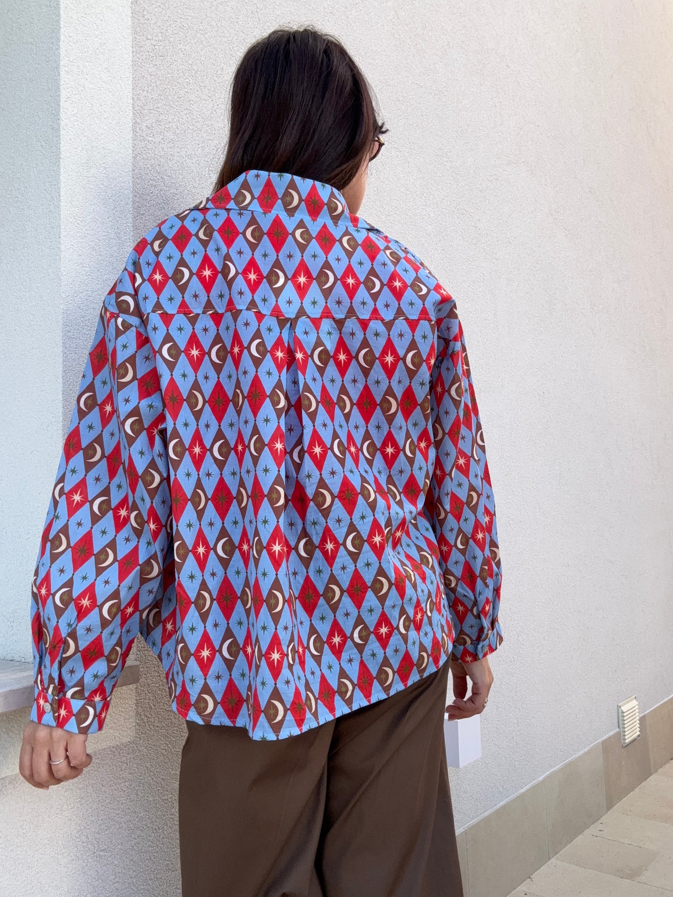 Camicia Vega fantasia rombi