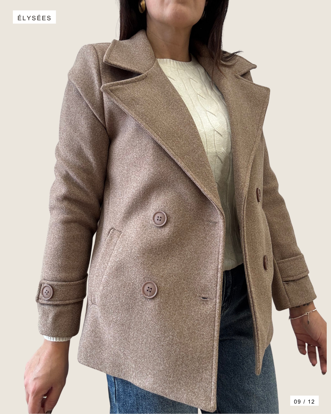 Cappotto Corto Doppiopetto