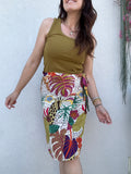Gonna Pareo Midi Tropicale