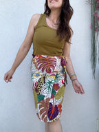 Gonna Pareo Midi Tropicale
