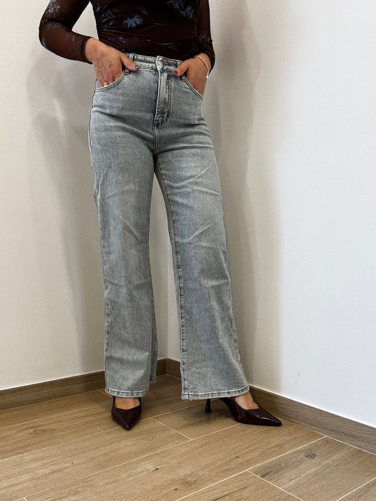 Denim Wide Leg dritto