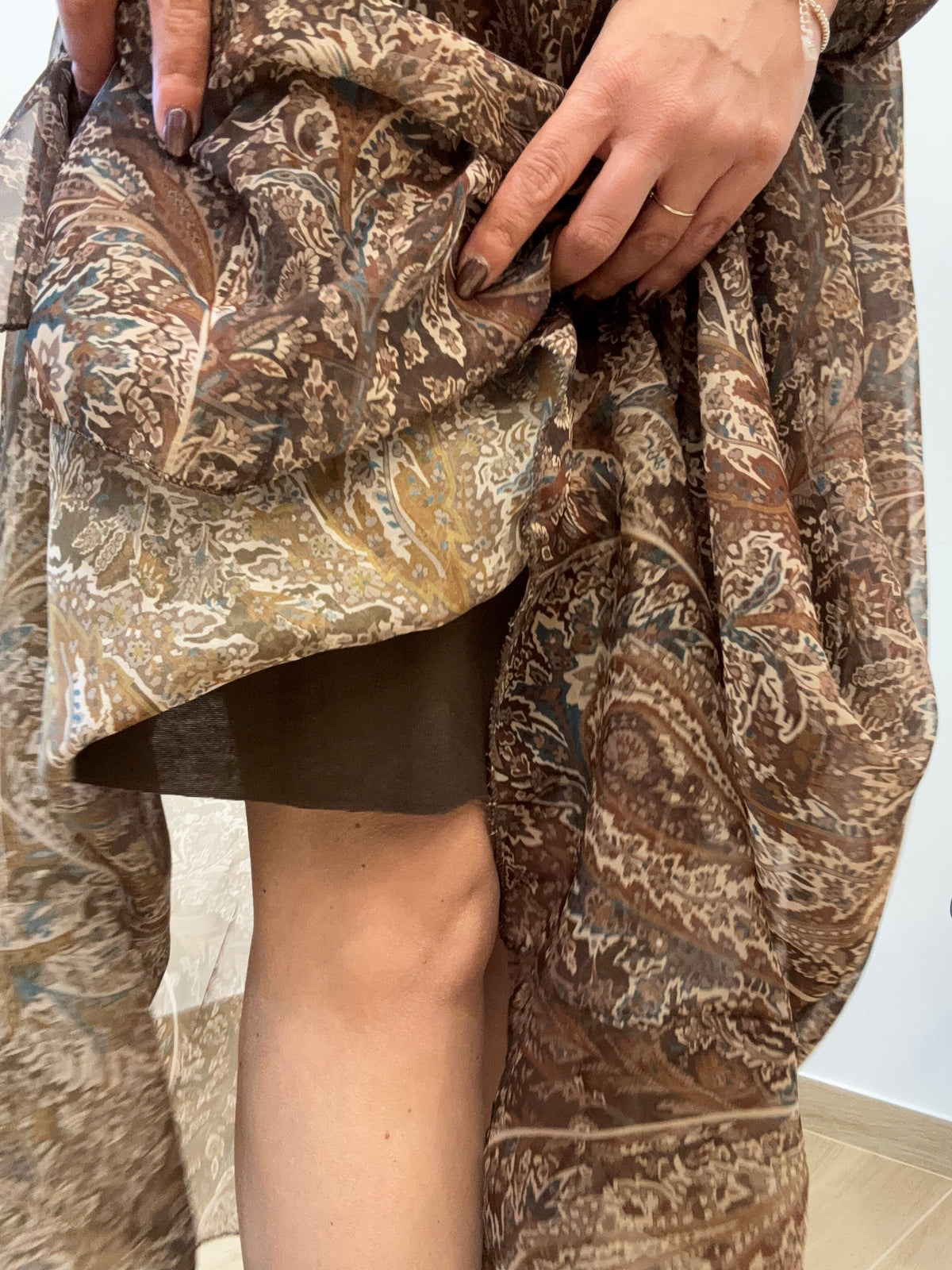 Abito Lungo Paisley