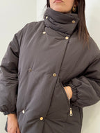Giubbotto Imbottito Oversize Maxi Collo