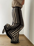 Pantalone Palazzo Tribal Stripe