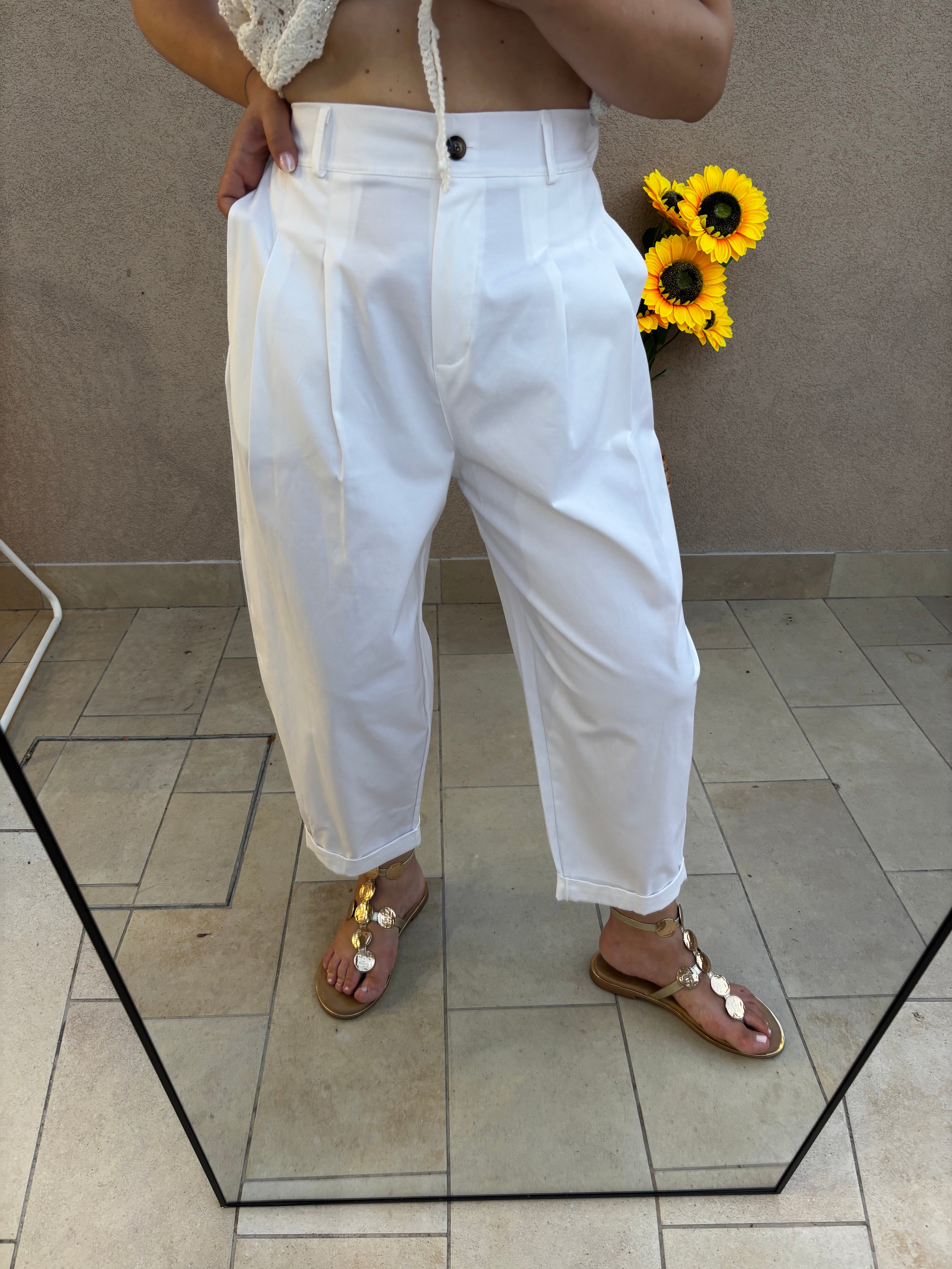 Pantalone cotone Lia