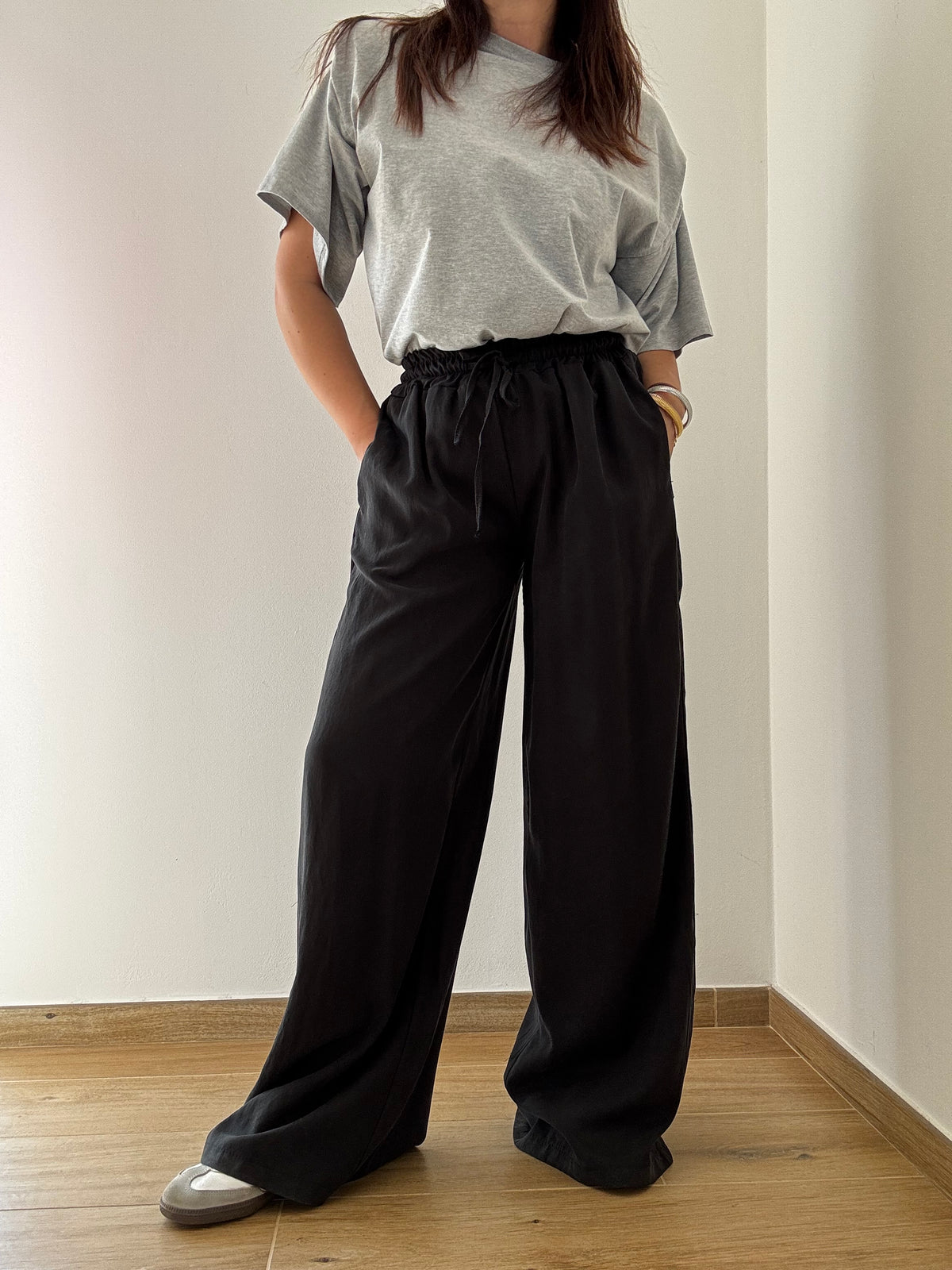 Pantalone Tuta Arabesque – Nero Lavagna