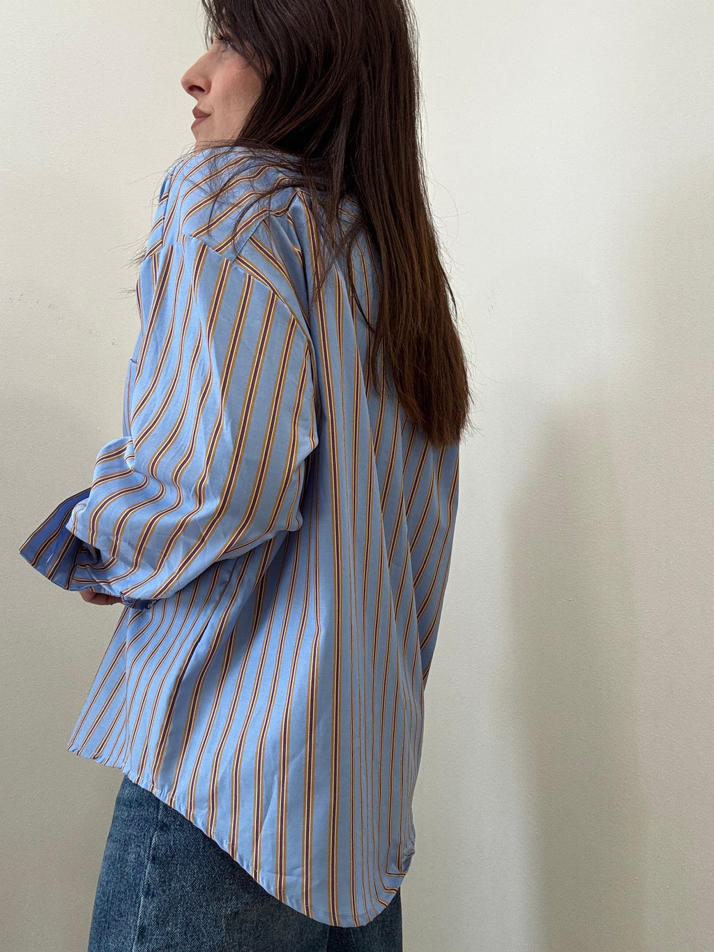 Camicia a Righe Oversize