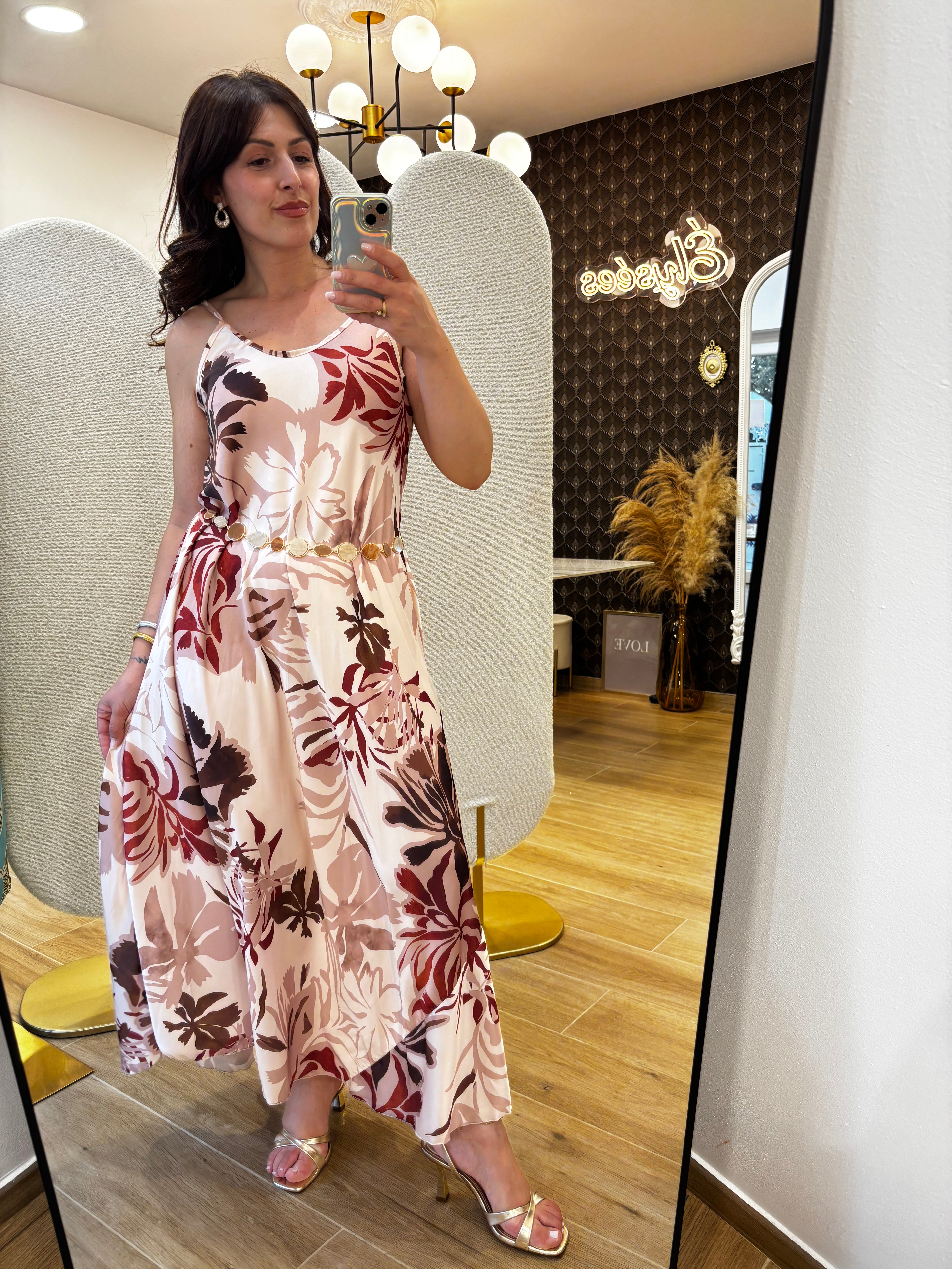 Abito Satin Fantasia