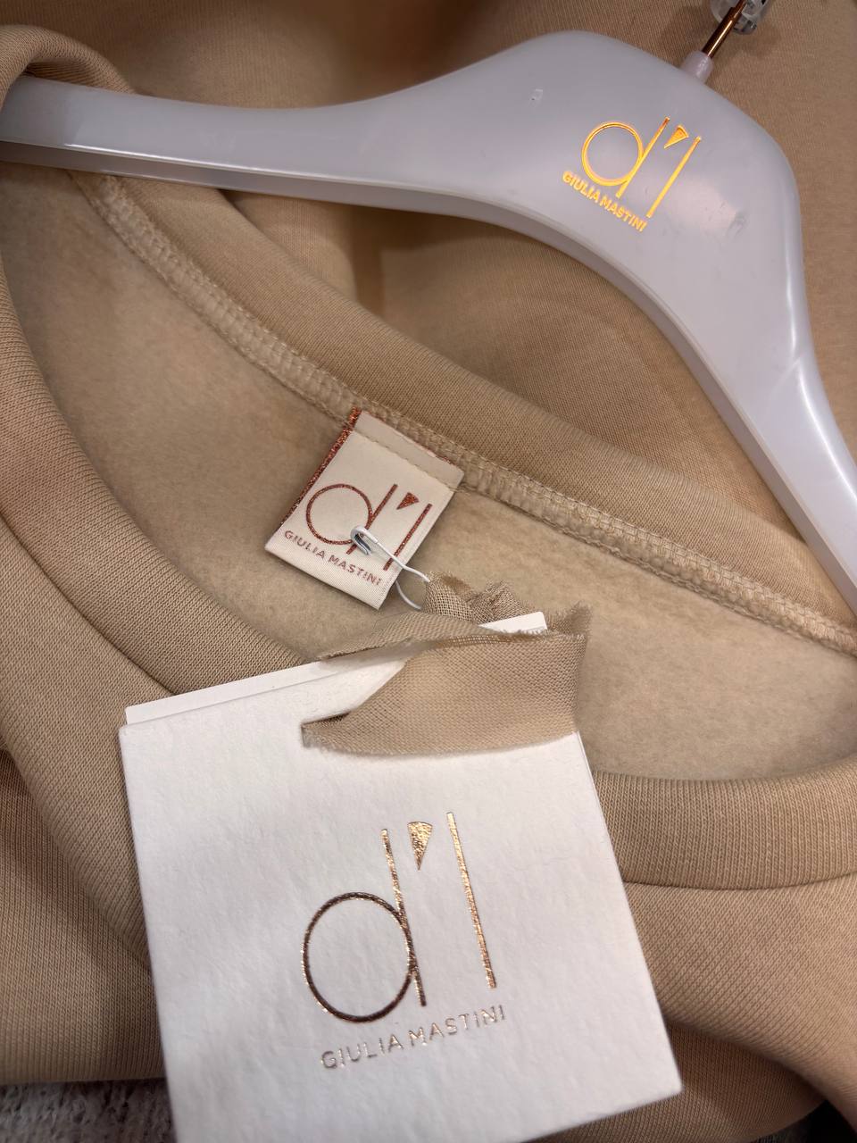 Felpa maxi rouches d'l