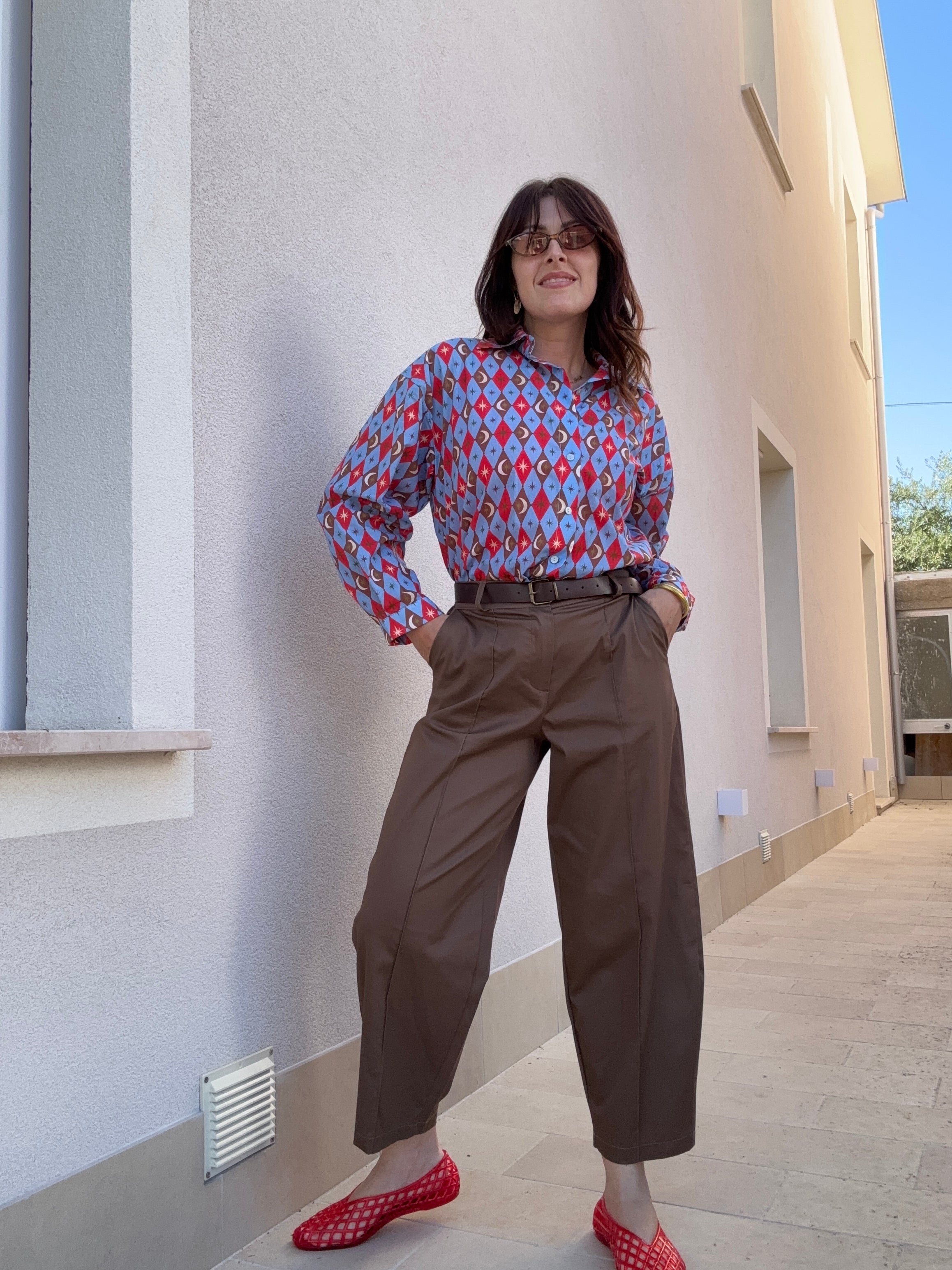 Camicia Vega fantasia rombi