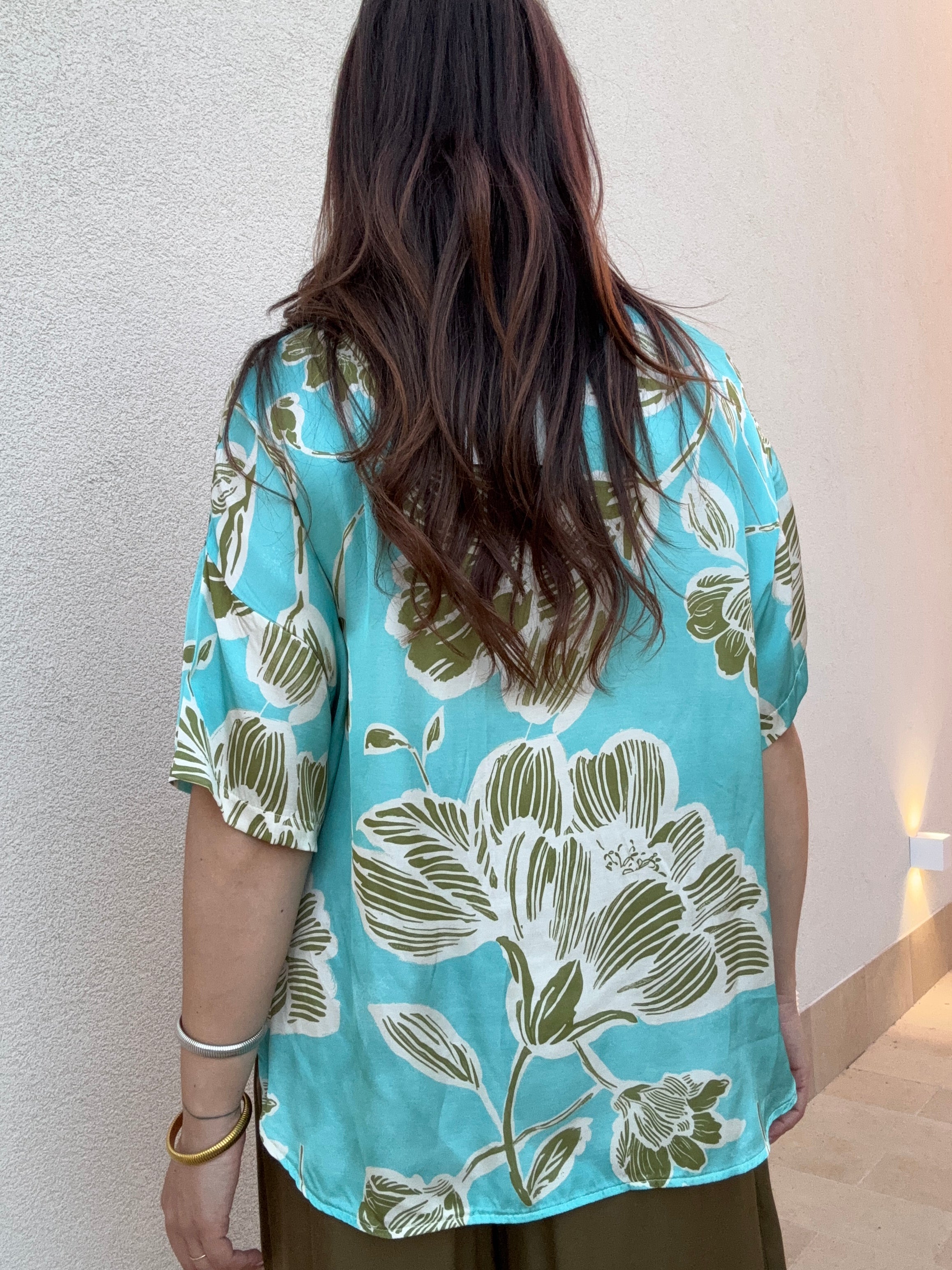 Camicia fantasia Acqua
