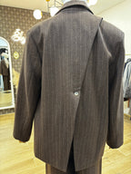 Blazer Gessato Cacao Lumina