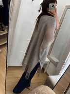 Kimono lurex con frange