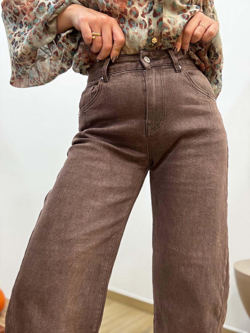 Denim Marrone Cacao Vintage