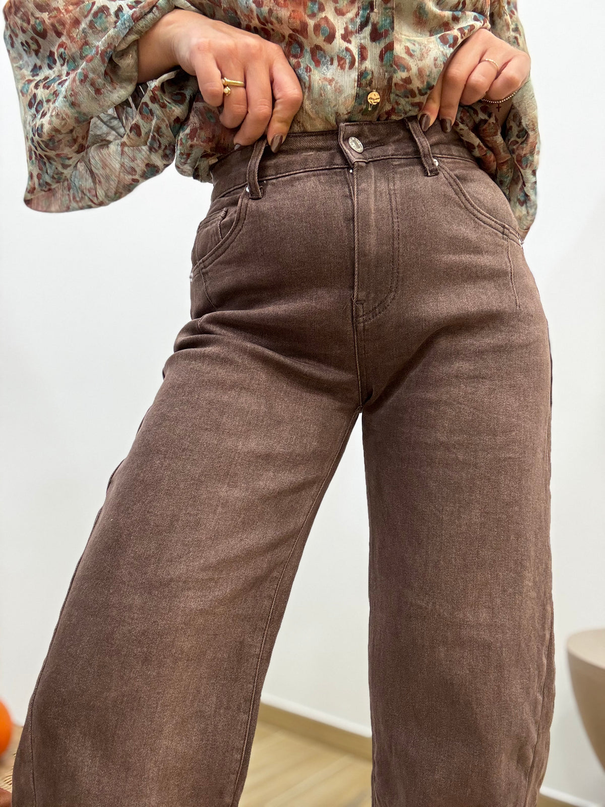 Denim Marrone Cacao Vintage