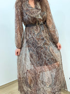 Abito Lungo Paisley