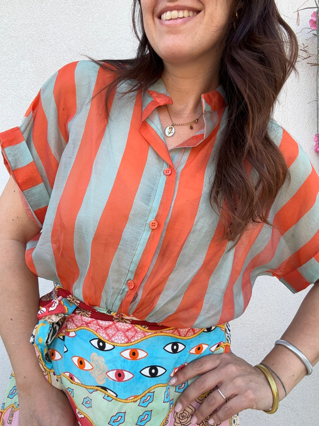 Camicia a Righe Leggera