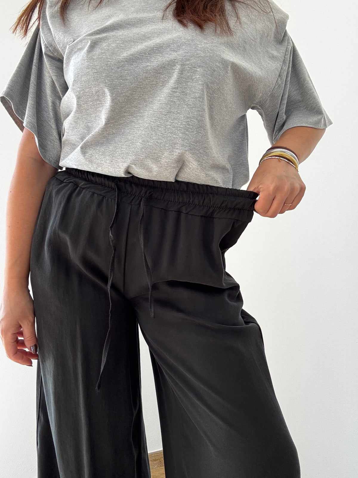 Pantalone Tuta Arabesque – Nero Lavagna