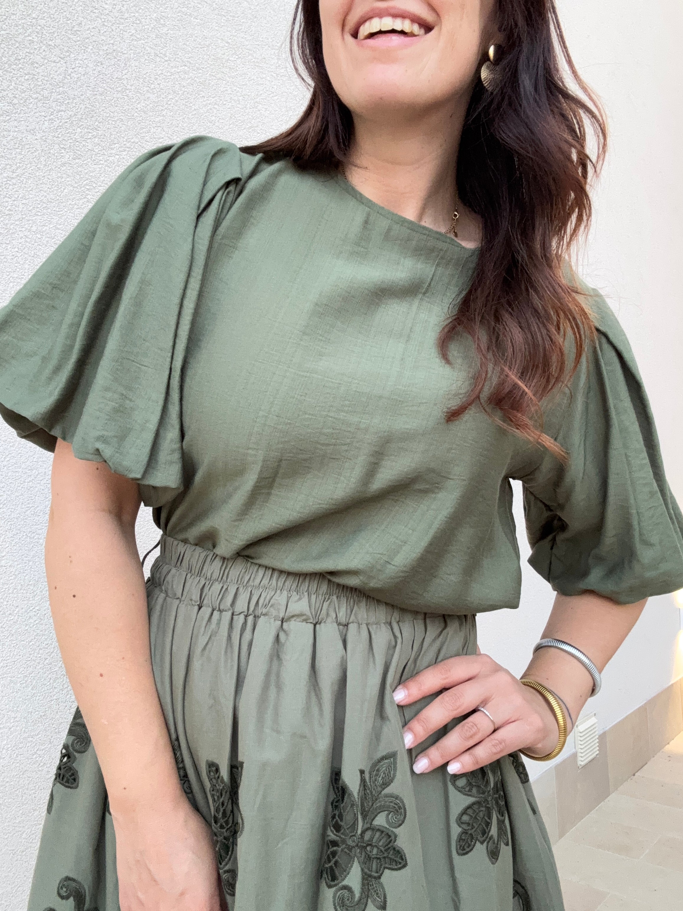 Blusa Manica Balloon