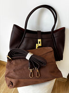 Borsa Tote Cioccolato