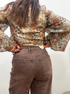 Denim Marrone Cacao Vintage