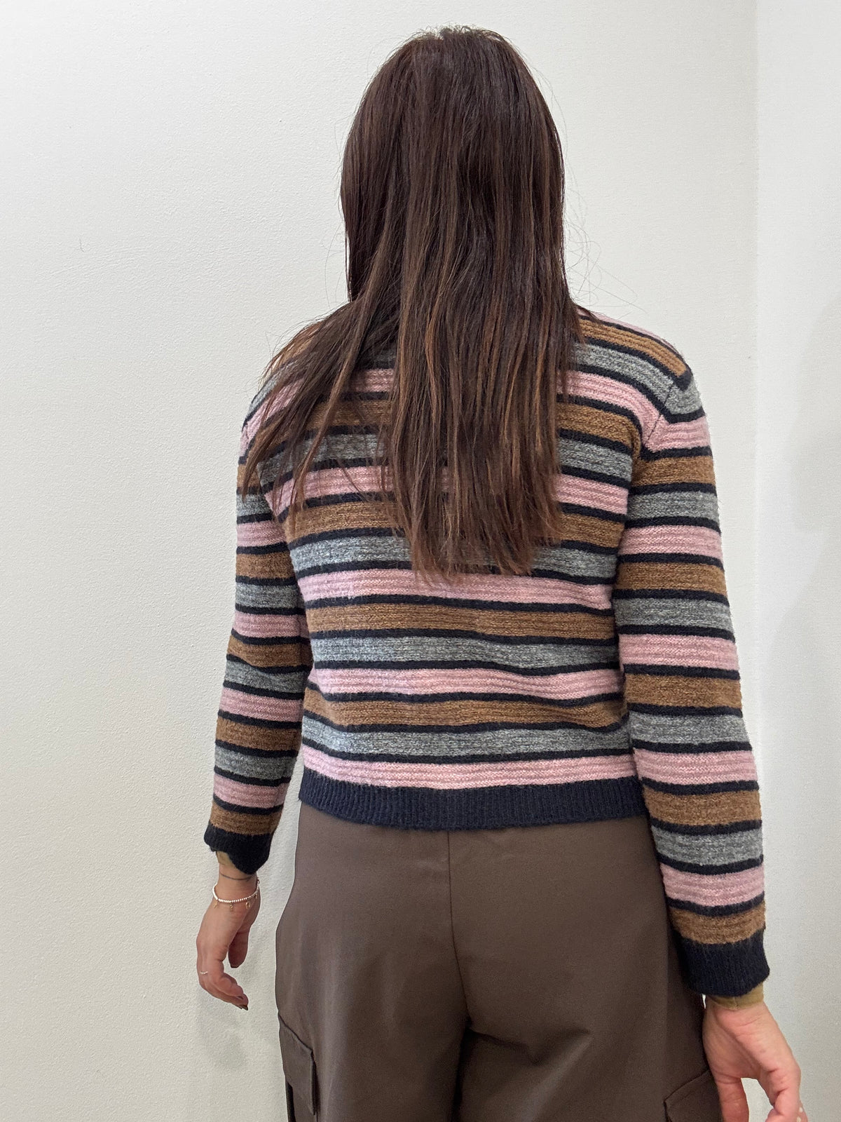 Cardigan righe