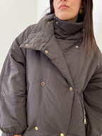 Giubbotto Imbottito Oversize Maxi Collo