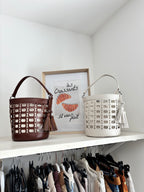 Borsa bucket traforata