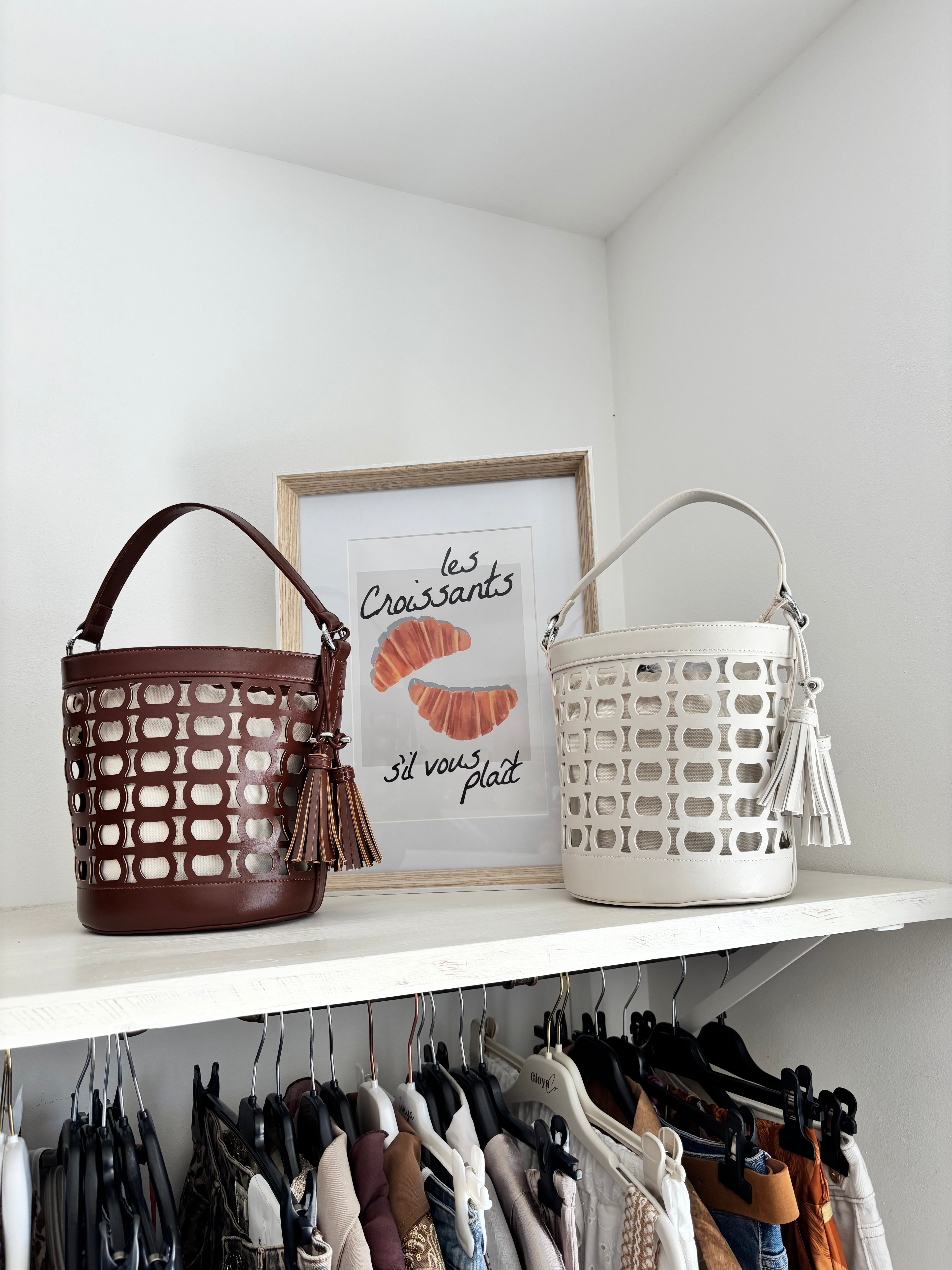Borsa bucket traforata