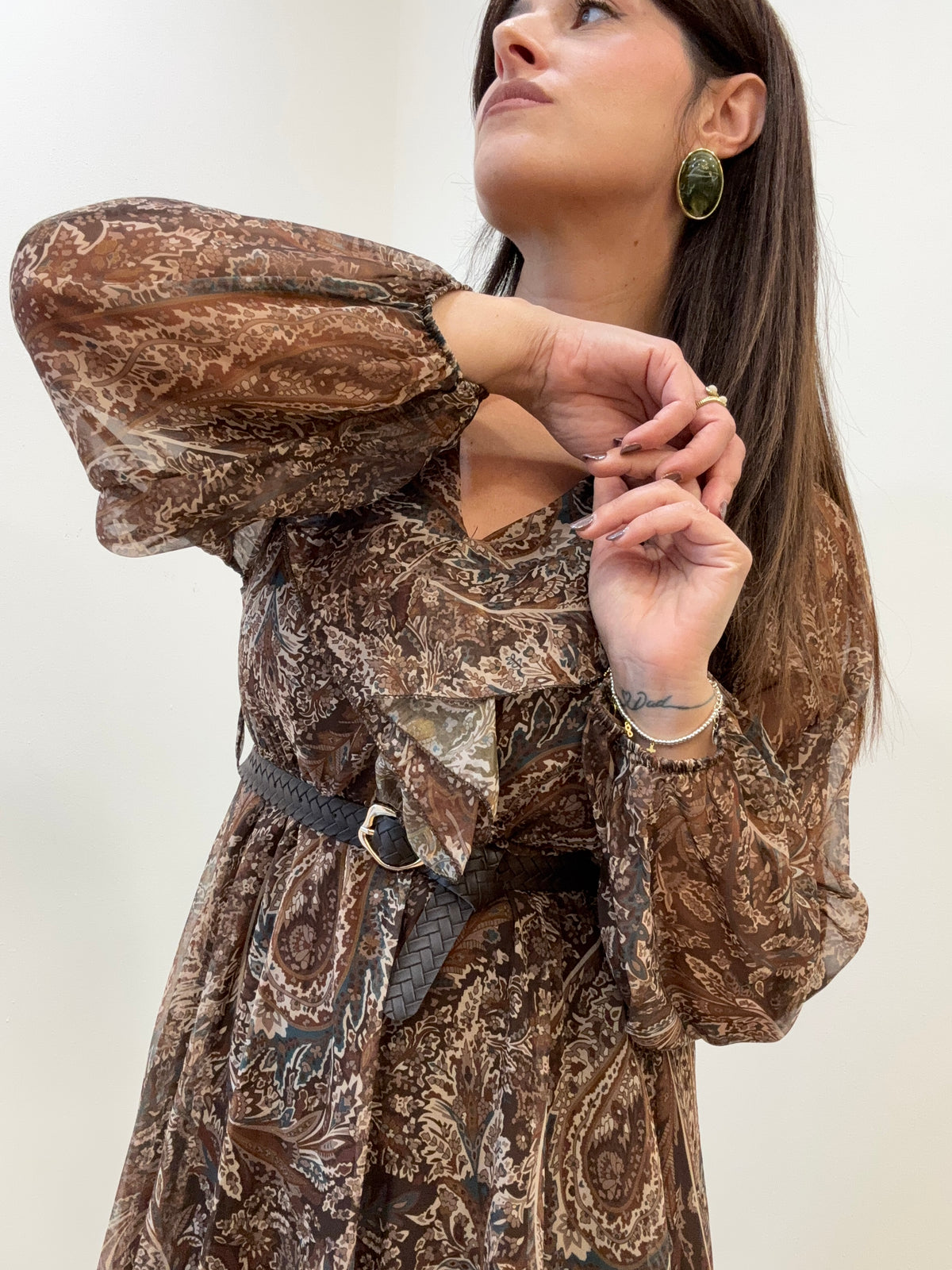 Abito Lungo Paisley