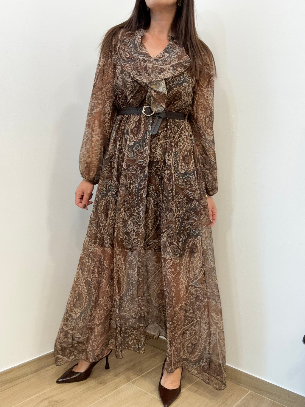 Abito Lungo Paisley