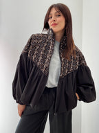 Giacca Tuta Arabesque – Nero Lavagna