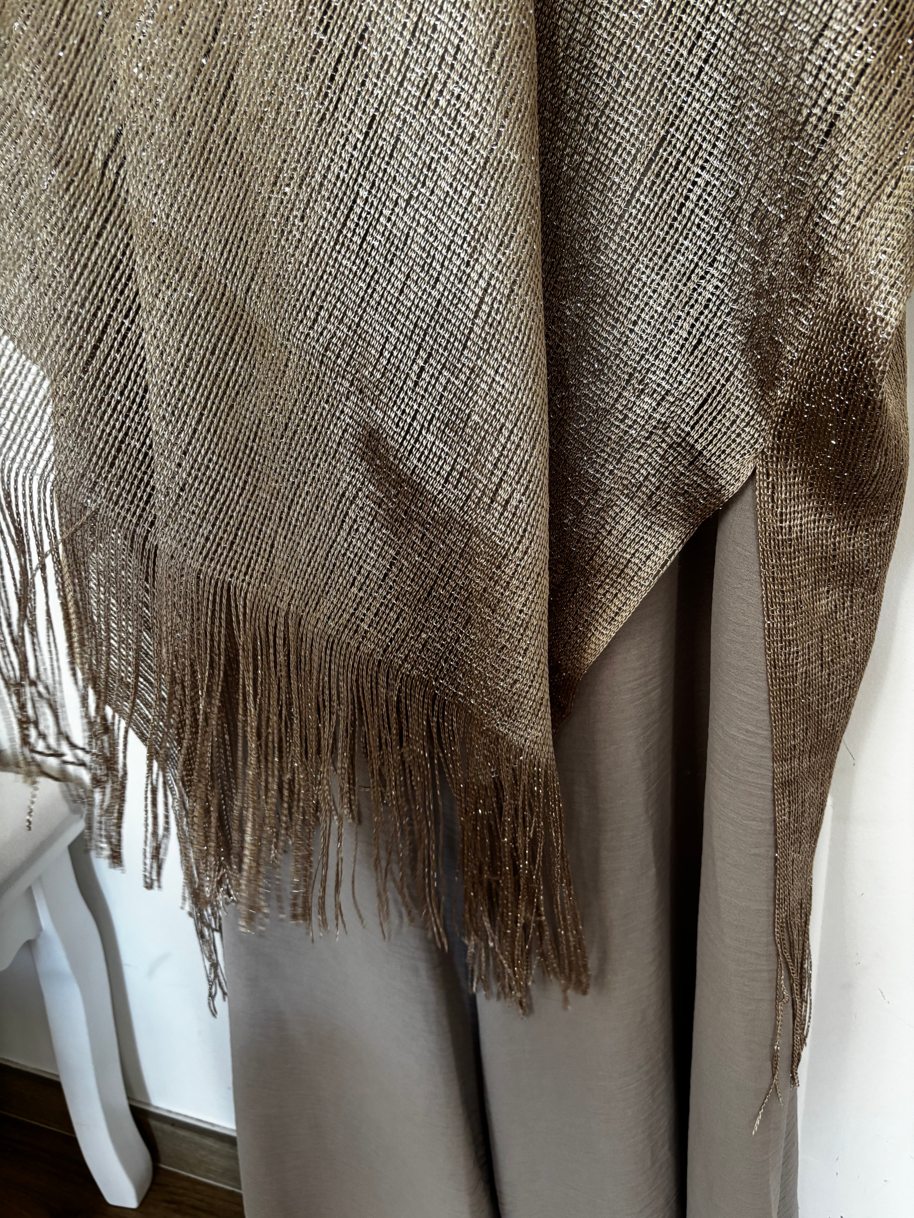 Kimono lurex con frange