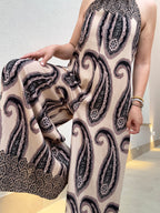 Jumpsuit Paisley Schiena Scoperta