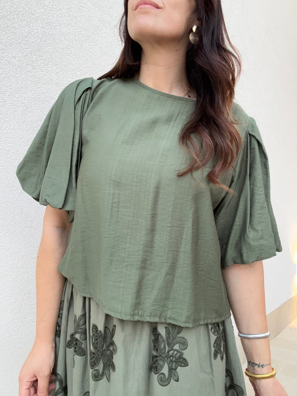 Blusa Manica Balloon