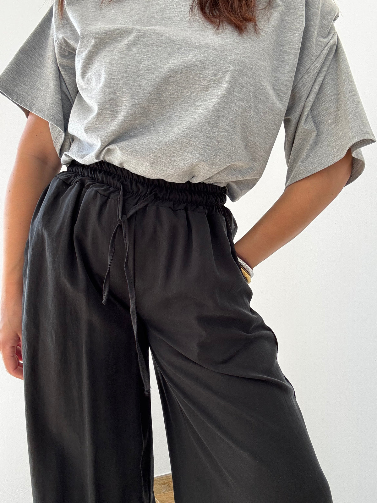 Pantalone Tuta Arabesque – Nero Lavagna
