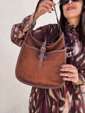 Borsa Hobo Effeto Camoscio