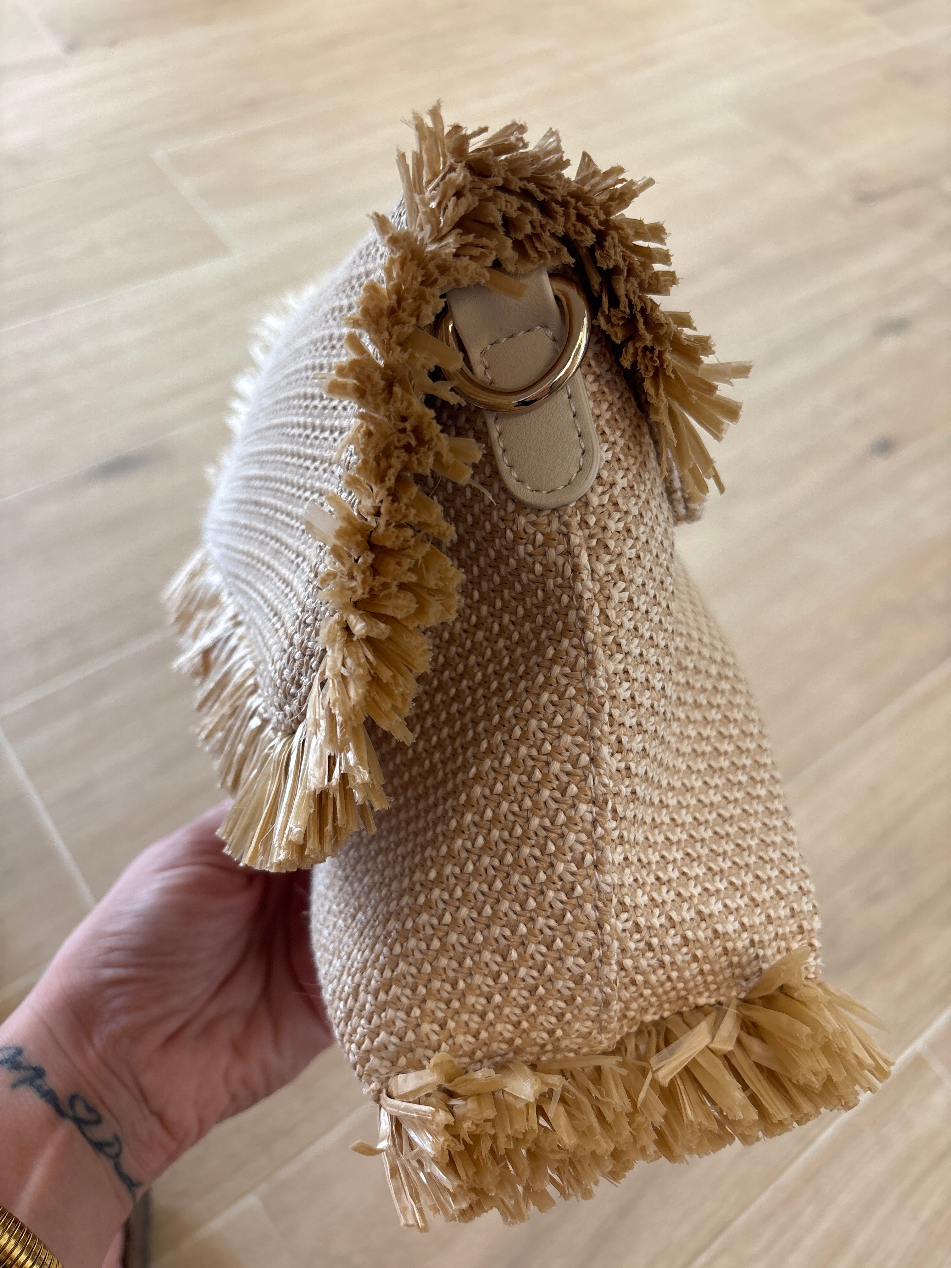 Pochette Rafia con Frange