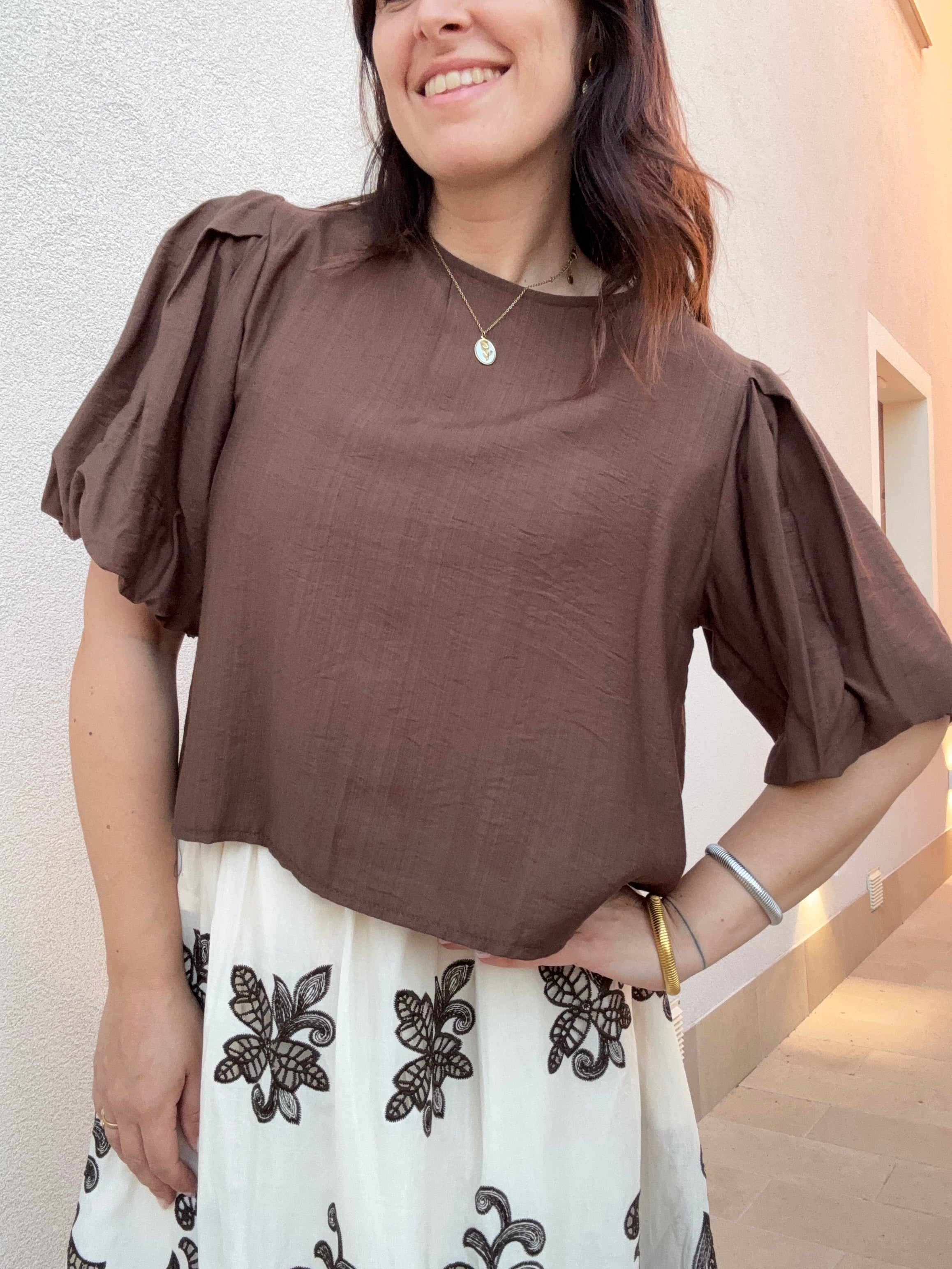 Blusa Manica Balloon